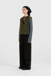 YANYAN KNITS Fall/Winter 2025: Daisy Work Jacket / V-Neck Vest / DAISY Maxi Skirt YYK-YW25-1241-LV Skirt (YYW25-2051)